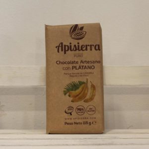 El Granero de la Abuela | Tienda online gourmet en Priego de Córdoba | Chocolate artesano con plátano. 70% pureza